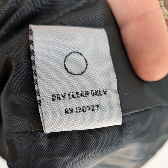 Tapestry Blazer Jacket 10P Black Red Y2K Whimsigoth Paisley Floral Romantic - Picture 9 of 10